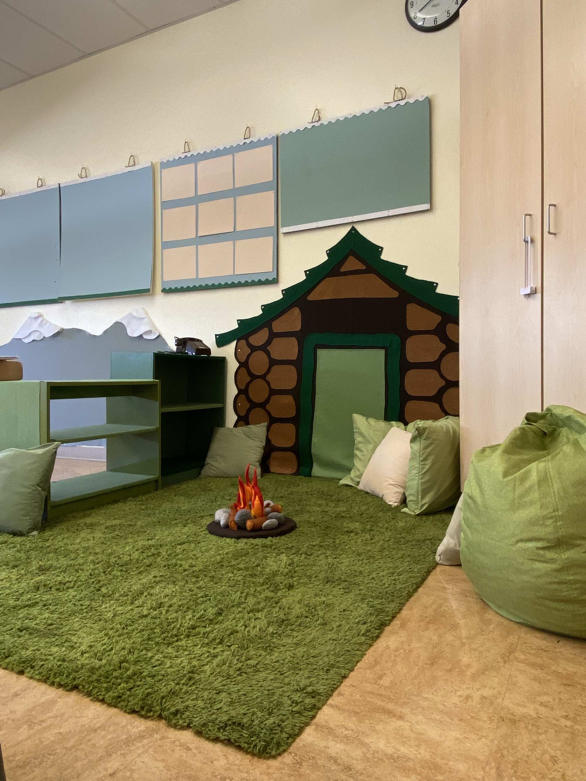 The finished National Parks classroom