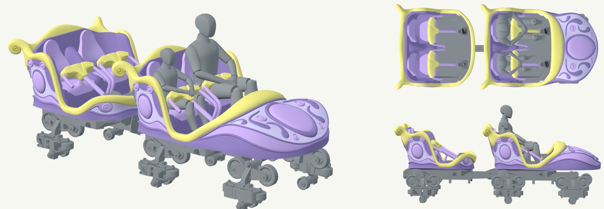 Ride vehicle design